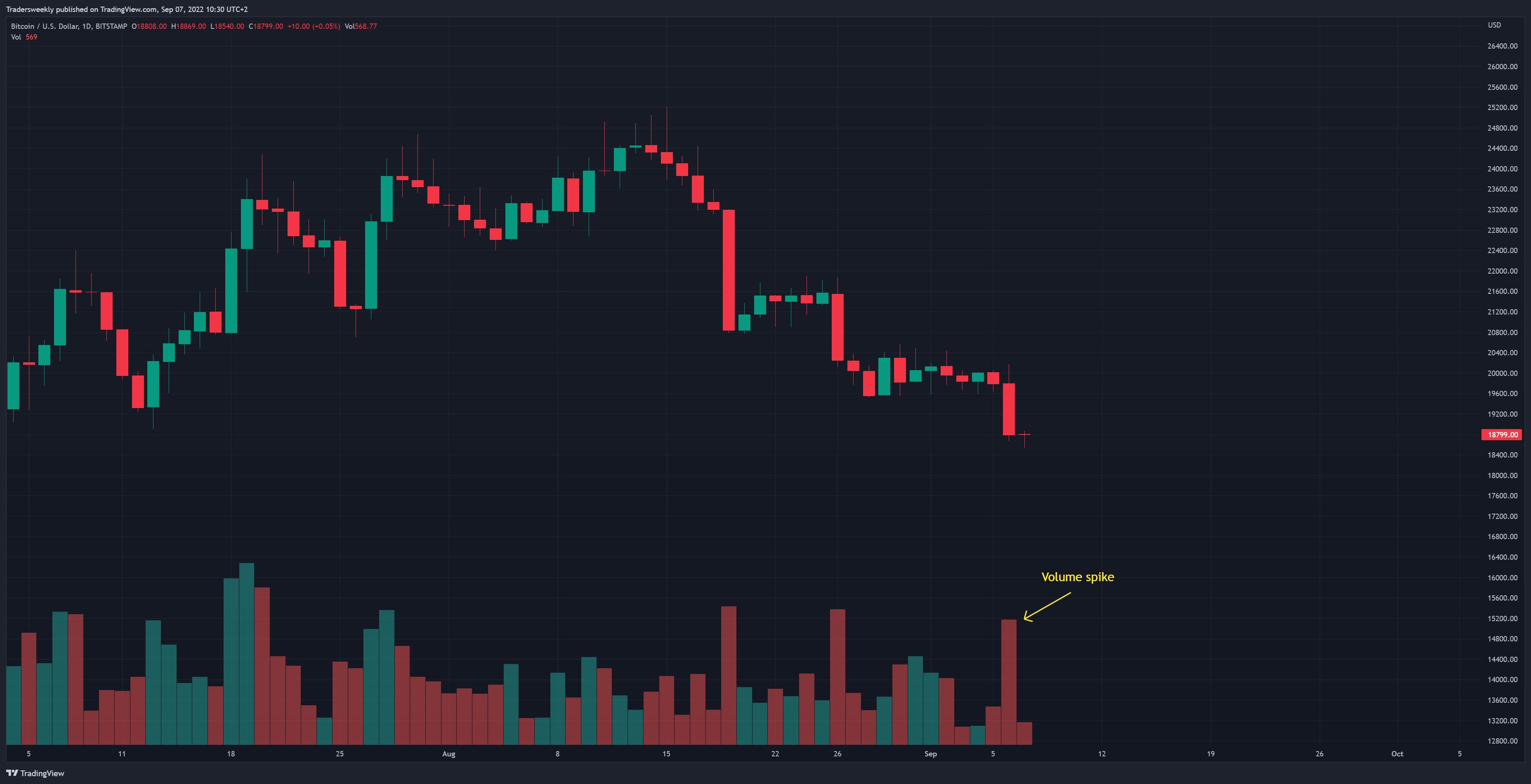 BITSTAMP:BTCUSD Chart Image by Tradersweekly