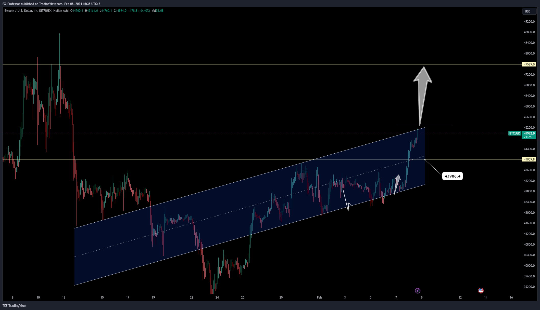 BITFINEX:BTCUSD Chart Image by FX_Professor