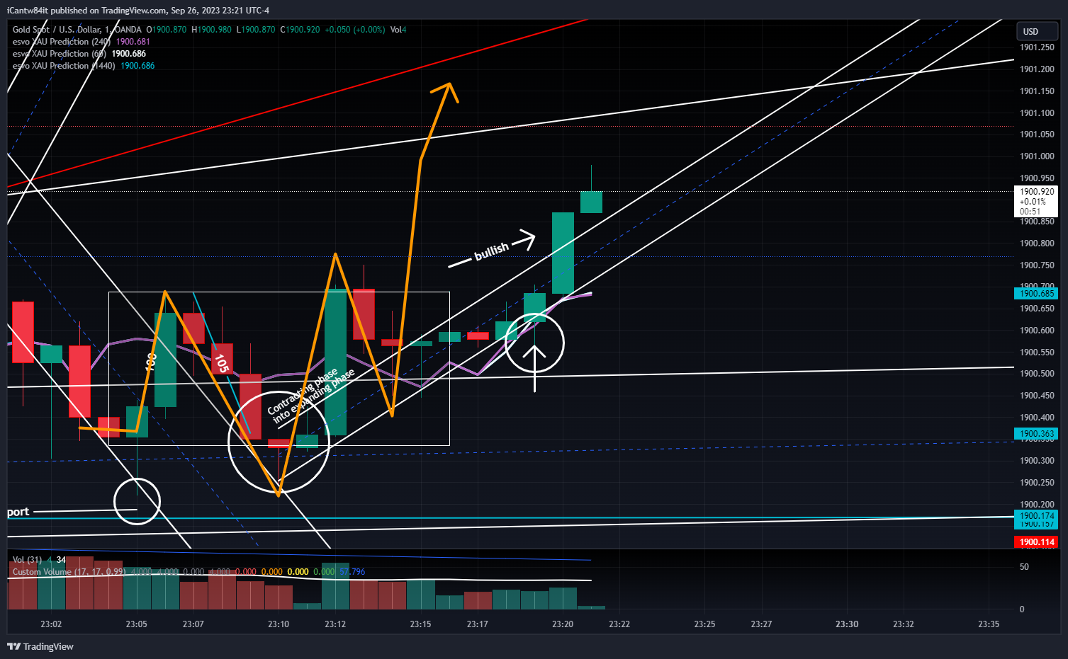 OANDA:XAUUSD Chart Image by iCantw84it