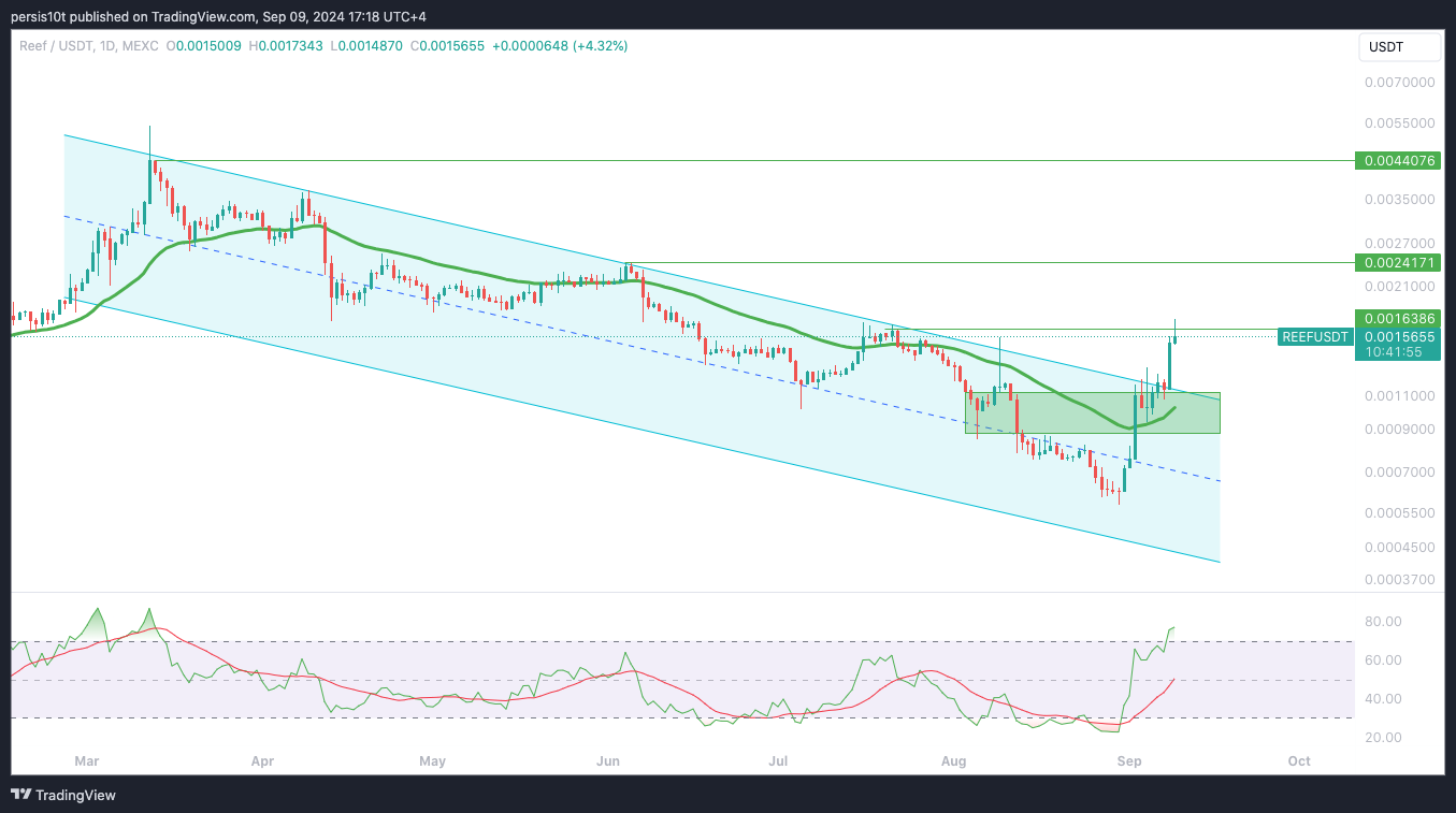 MEXC:REEFUSDT Chart Image by persis10t