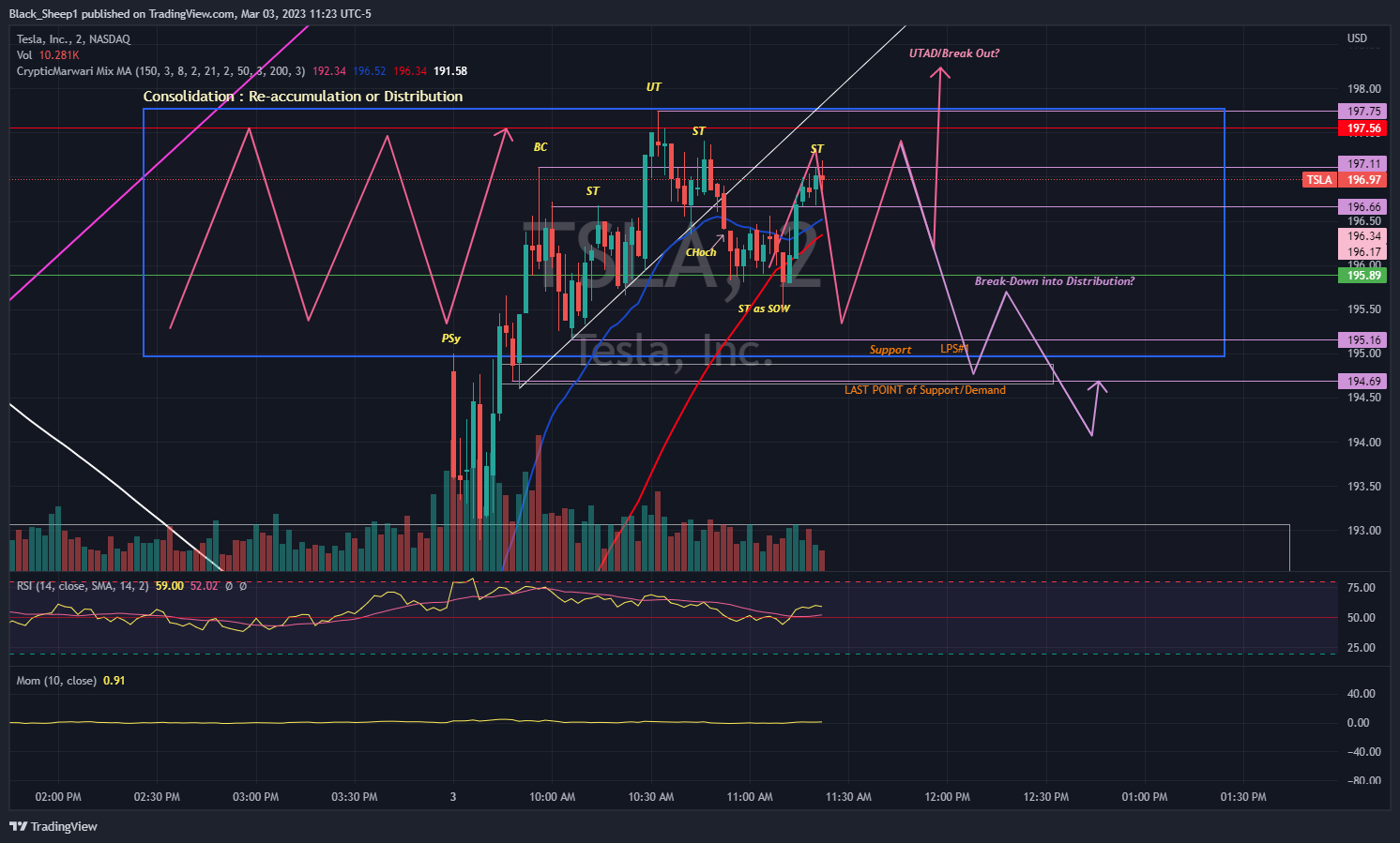 NASDAQ:TSLA Chart Image by Black_Sheep1