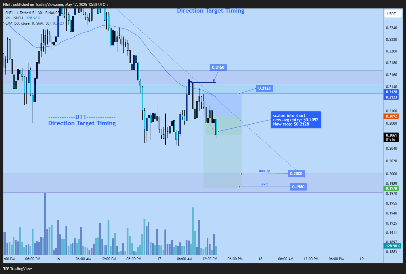 BINANCE:SHELLUSDT Chart Image by Filnft