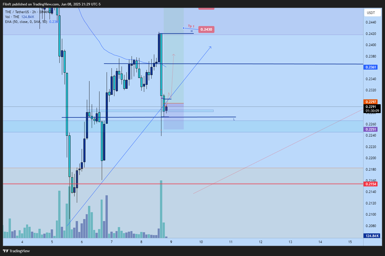 BINANCE:THEUSDT Chart Image by Filnft
