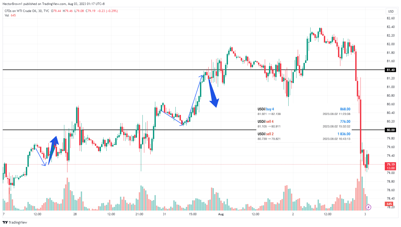TVC:USOIL Chart Image by HectorBrown1