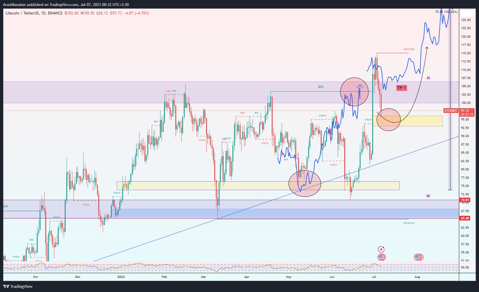 BINANCE:LTCUSDT Chart Image by ArashBanakar