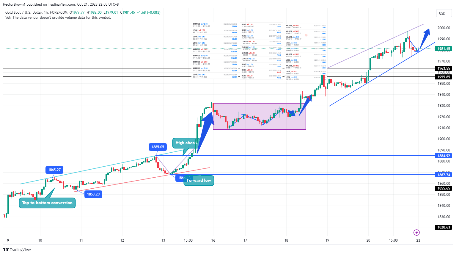 FOREXCOM:XAUUSD Chart Image by HectorBrown1