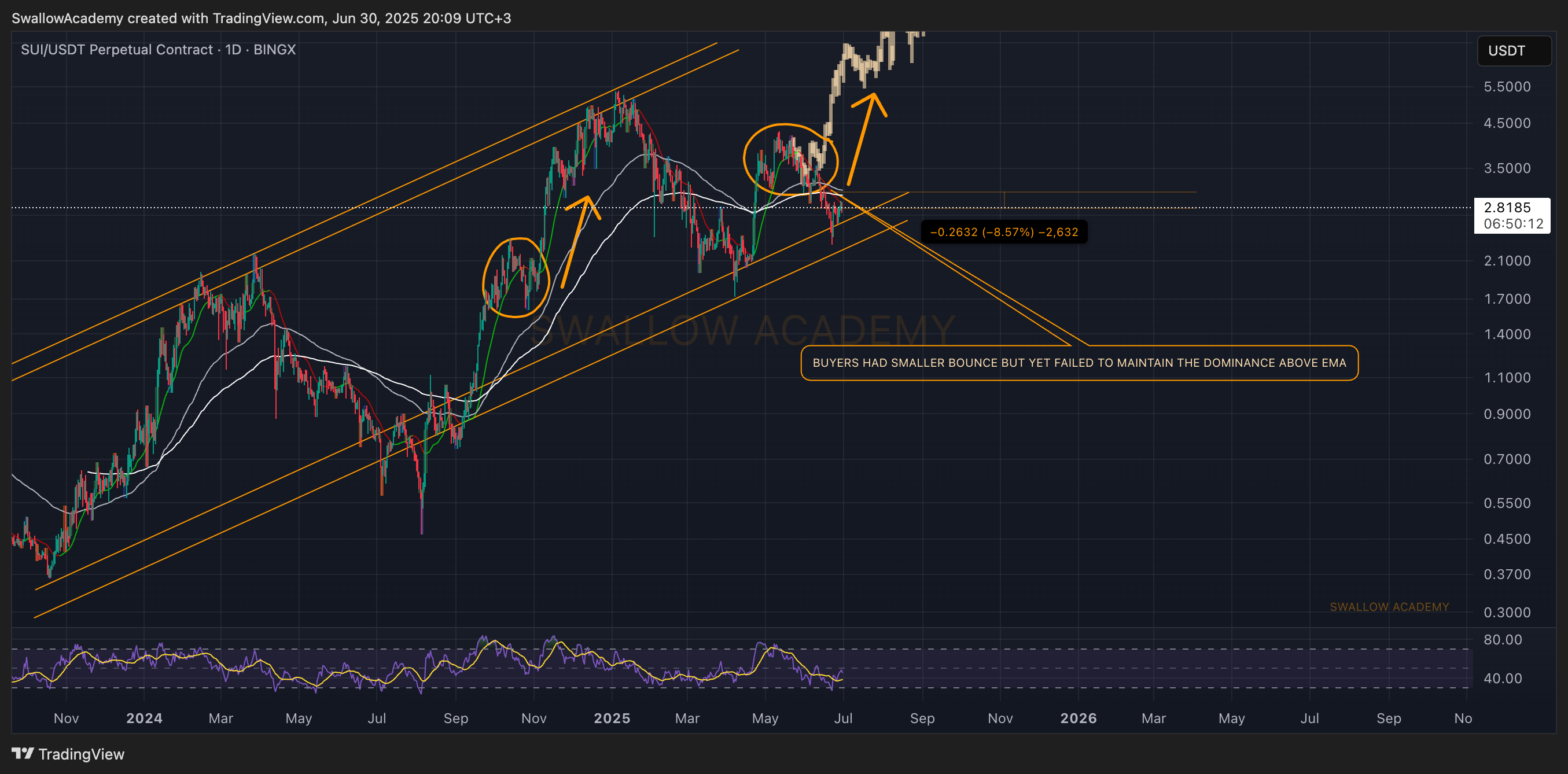 BINGX:SUIUSDT.P Chart Image by SwallowAcademy