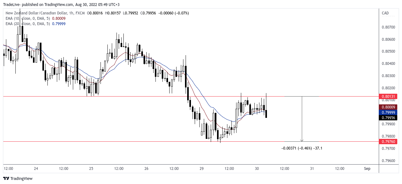 FX:NZDCAD Chart Image by TradeLive-