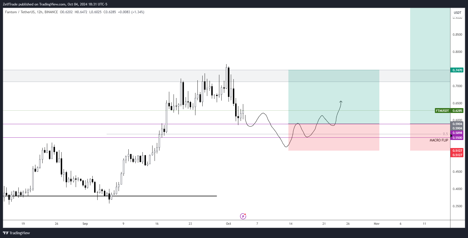 BINANCE:FTMUSDT Chart Image by ZelfTrade