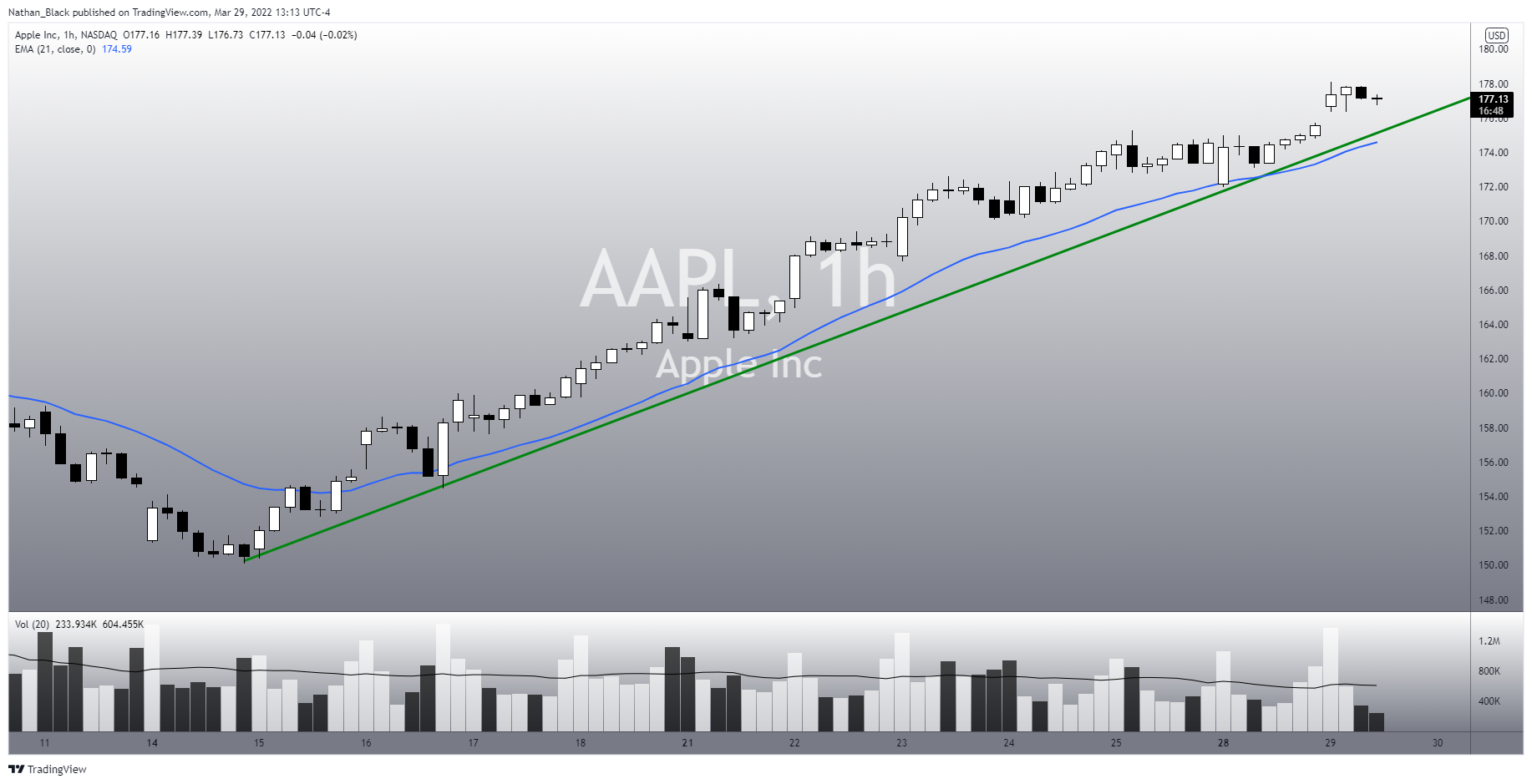 NASDAQ:AAPL Chart Image by Nathan_The_Finance_Hydra