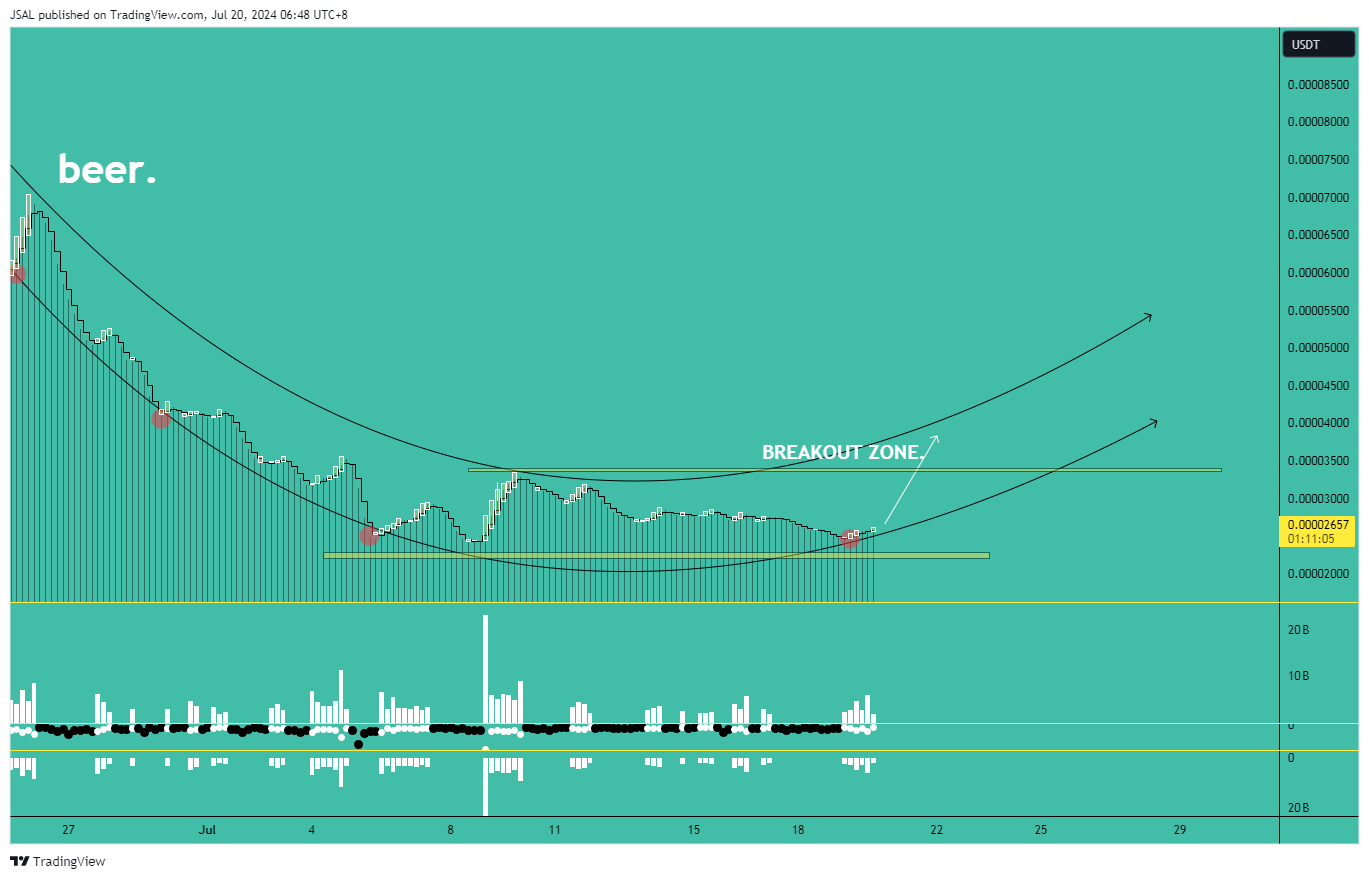 MEXC:BEERUSDT Chart Image by JSAL