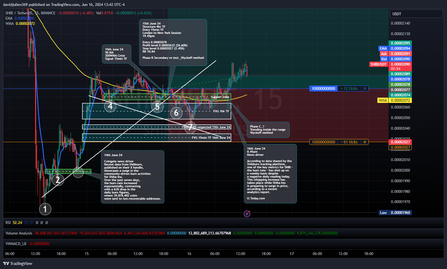 BINANCE:SHIBUSDT Chart Image by davidjulien369