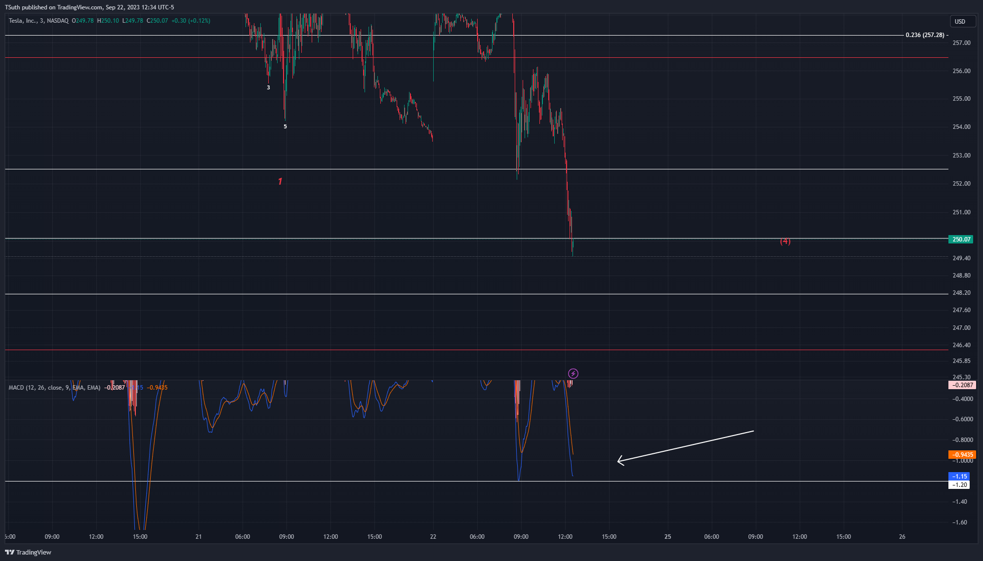 BATS:TSLA Chart Image by TSuth