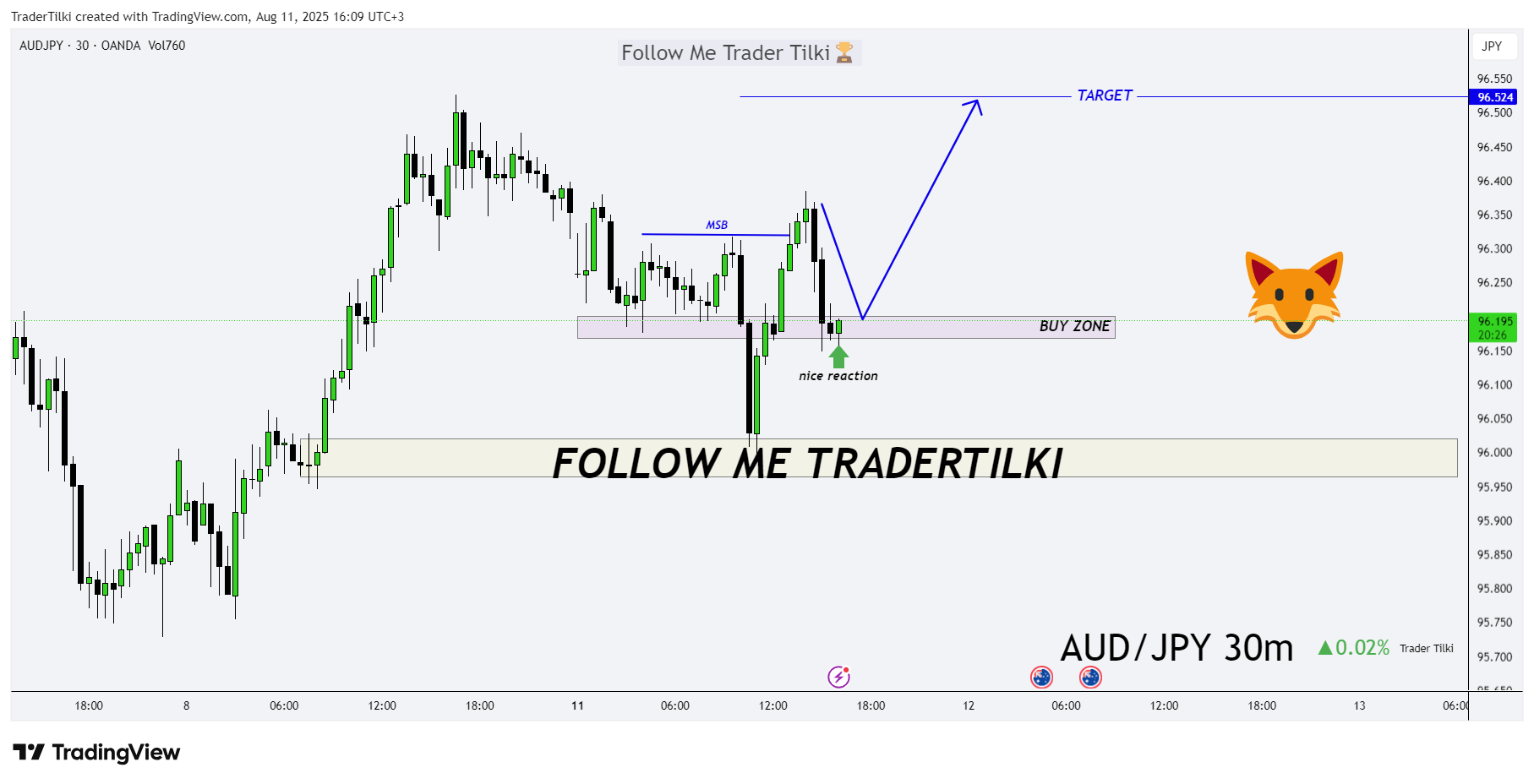 OANDA:AUDJPY Chart Image by TraderTilki