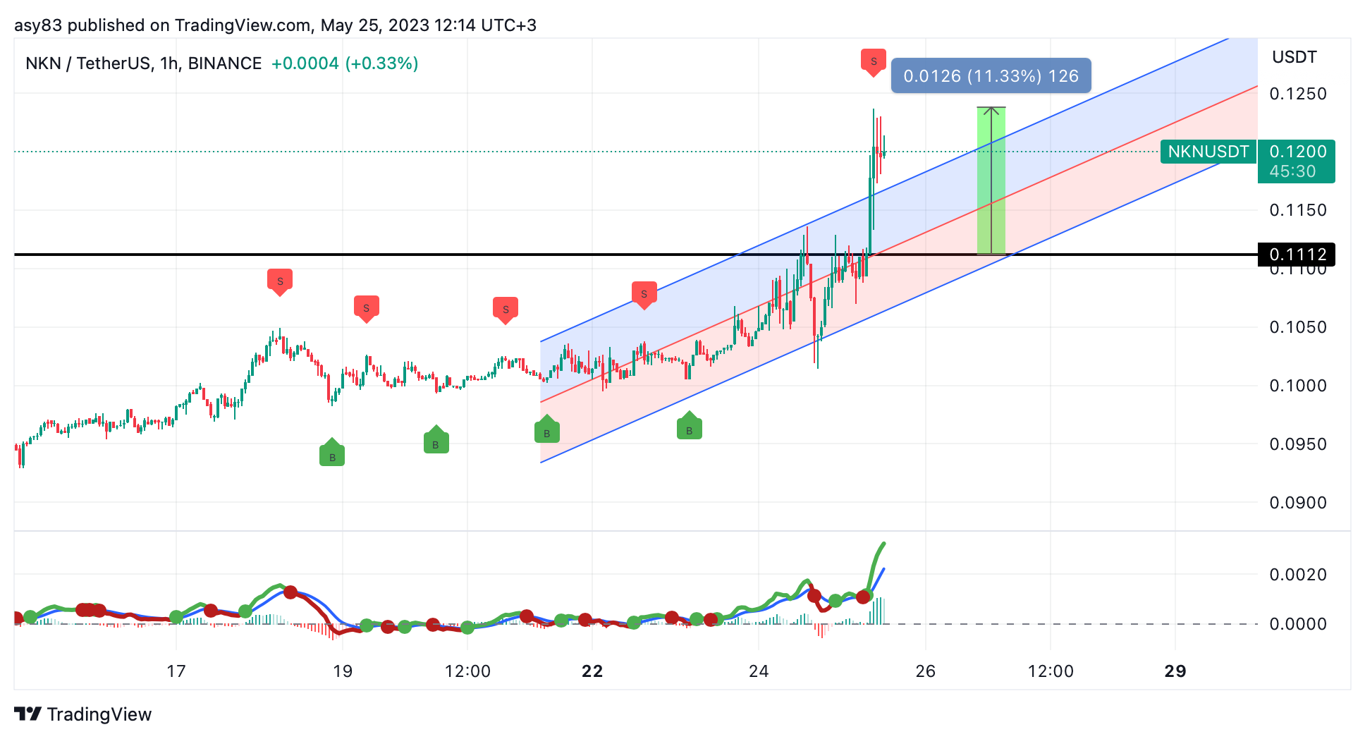 BINANCE:NKNUSDT Chart Image by TraderASY