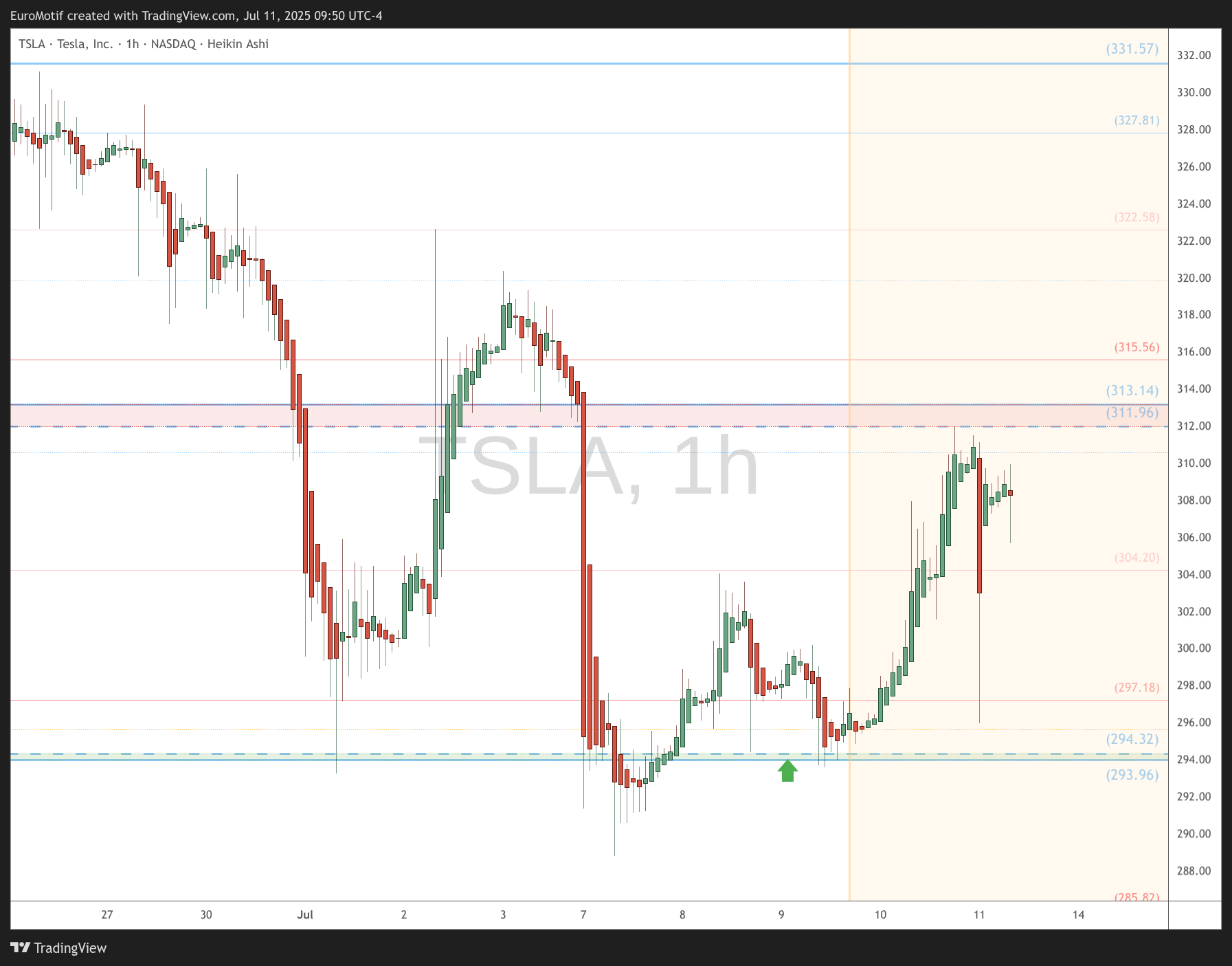 BATS:TSLA Chart Image by EuroMotif