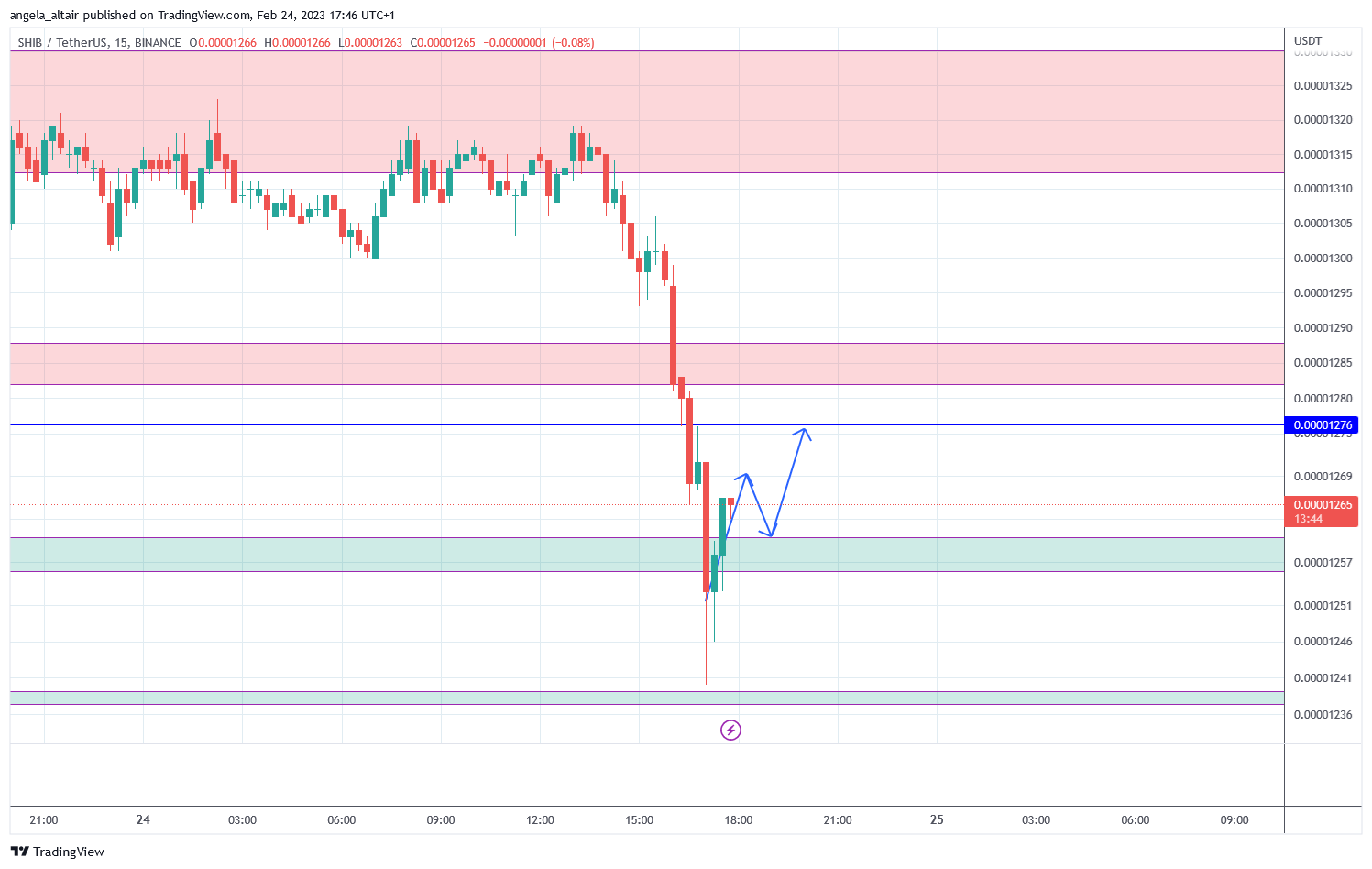 BINANCE:SHIBUSDT Chart Image by angela_altair
