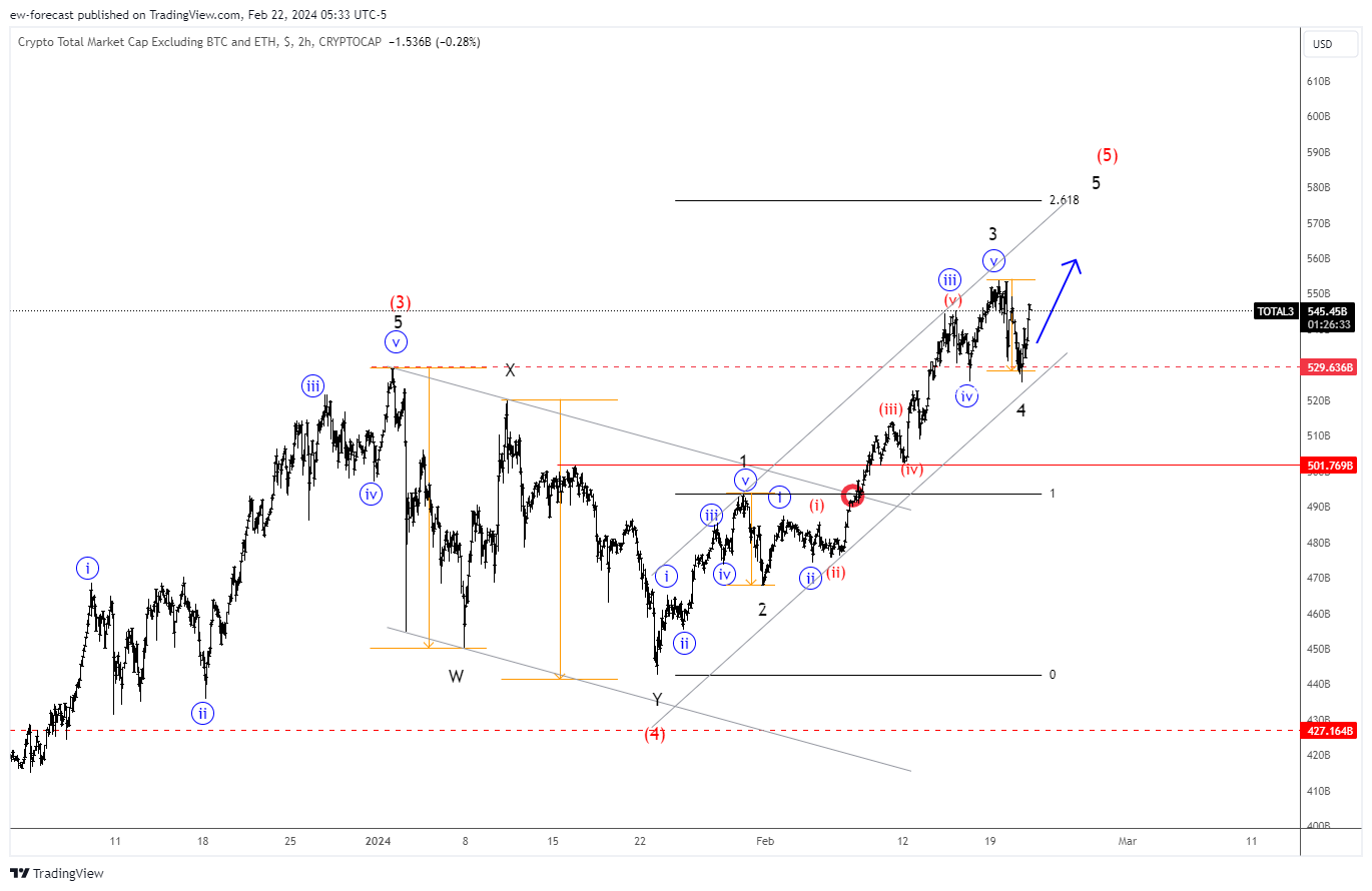 CRYPTOCAP:TOTAL3 Chart Image by ew-forecast