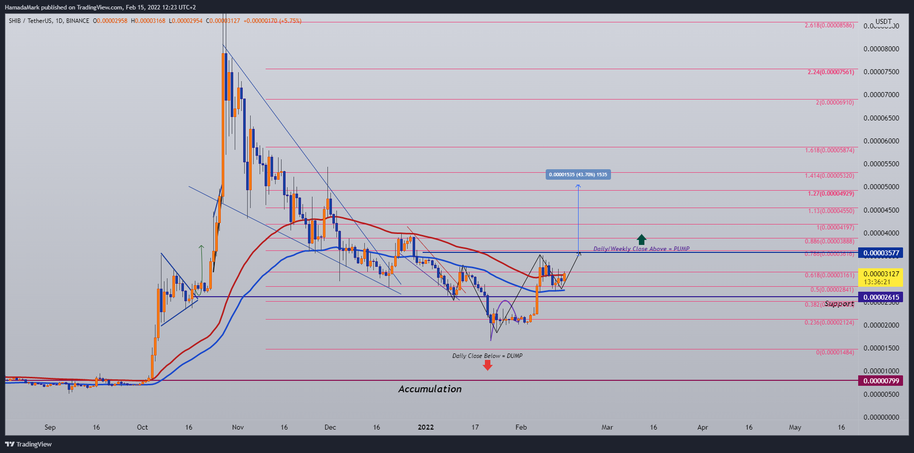 BINANCE:SHIBUSDT Chart Image by HamadaMark