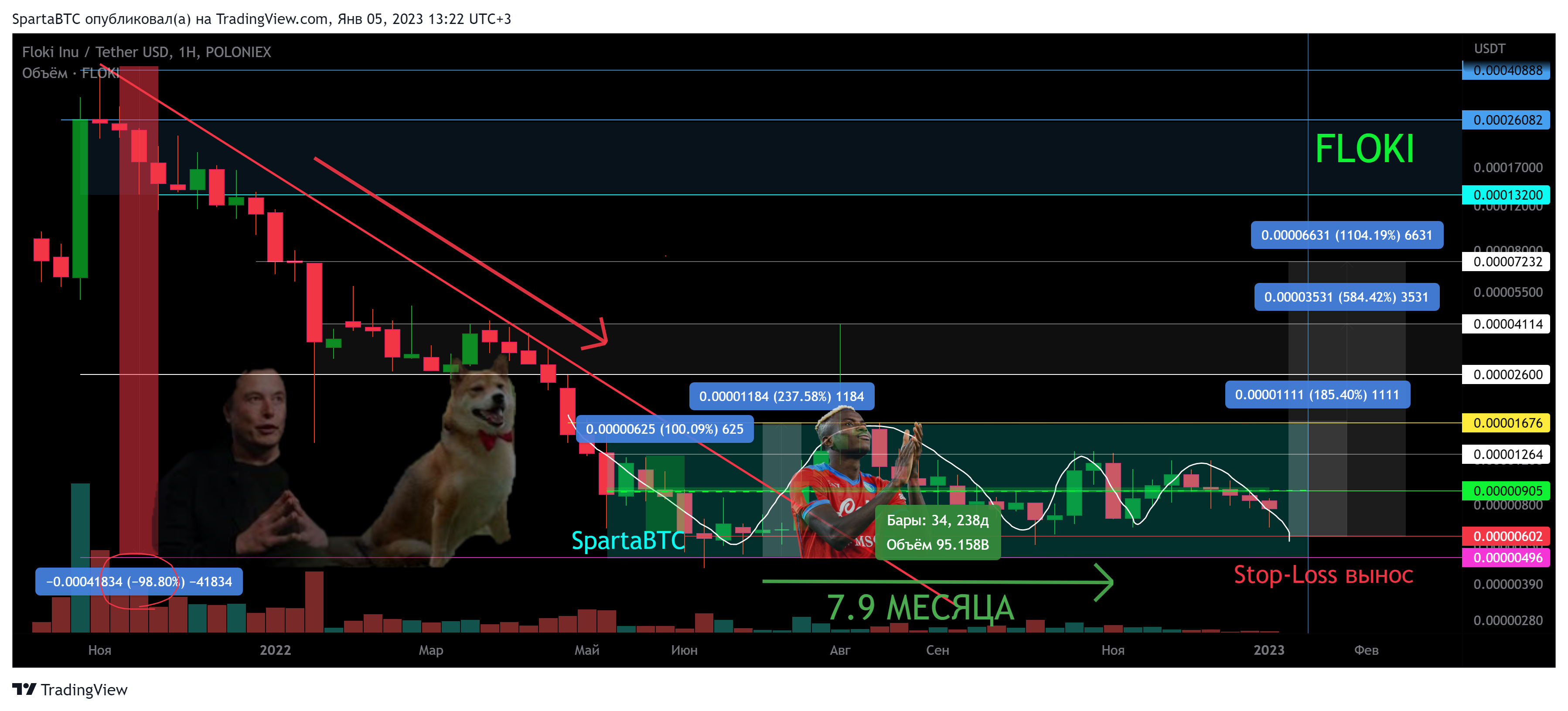 POLONIEX:FLOKIUSDT Chart Image by SpartaBTC