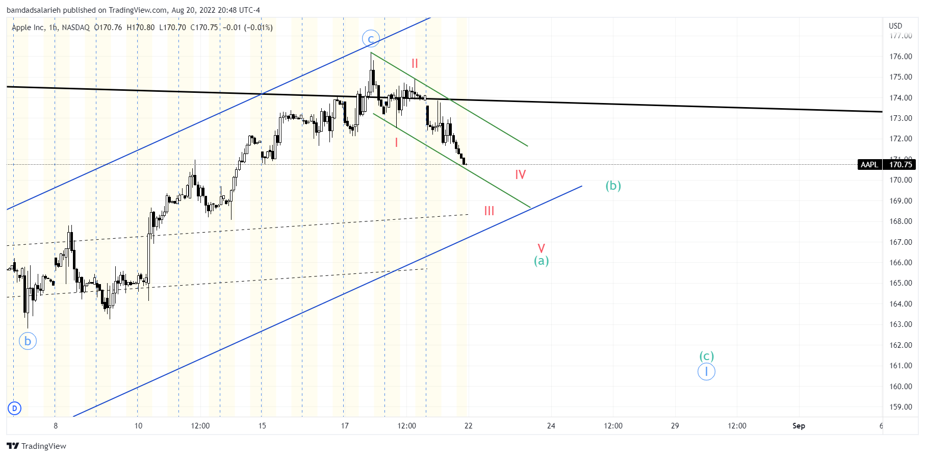 NASDAQ:AAPL Chart Image by bamdadsalarieh