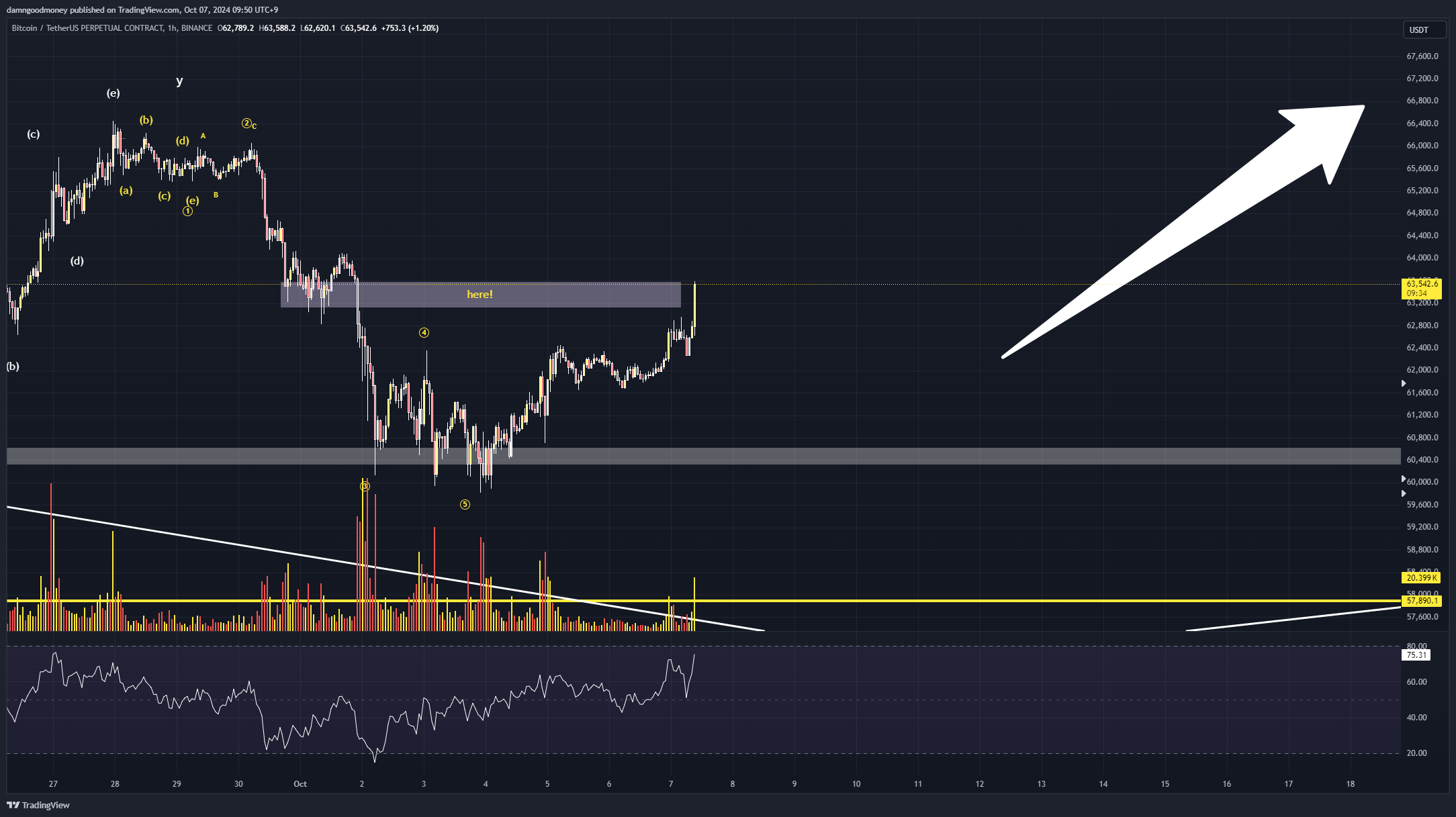 BINANCE:BTCUSDT.P Chart Image by damngoodmoney