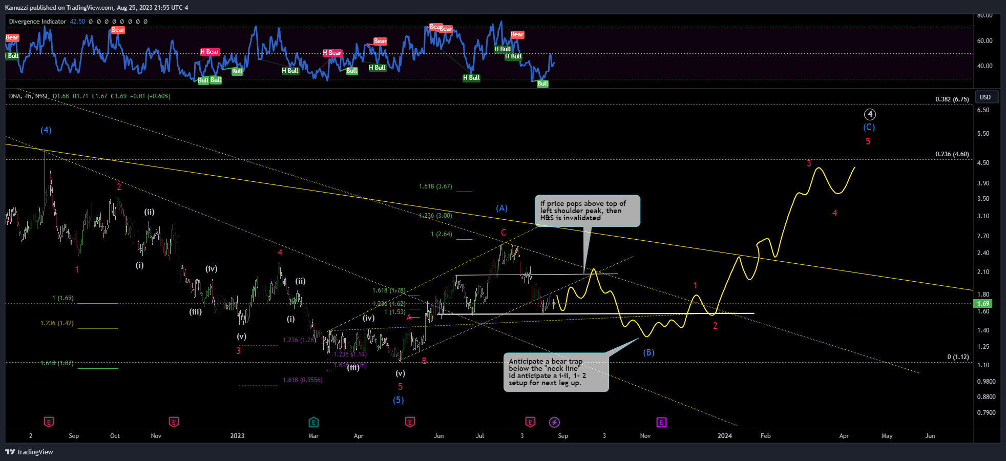 NYSE:DNA Chart Image by CryptoHolix