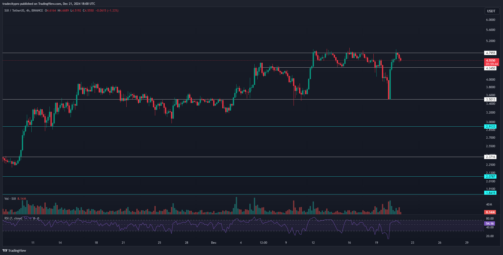 BINANCE:SUIUSDT Chart Image by tradecitypro
