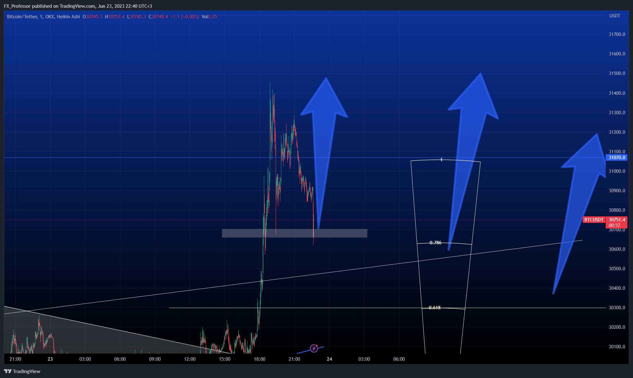 OKX:BTCUSDT Chart Image by FX_Professor
