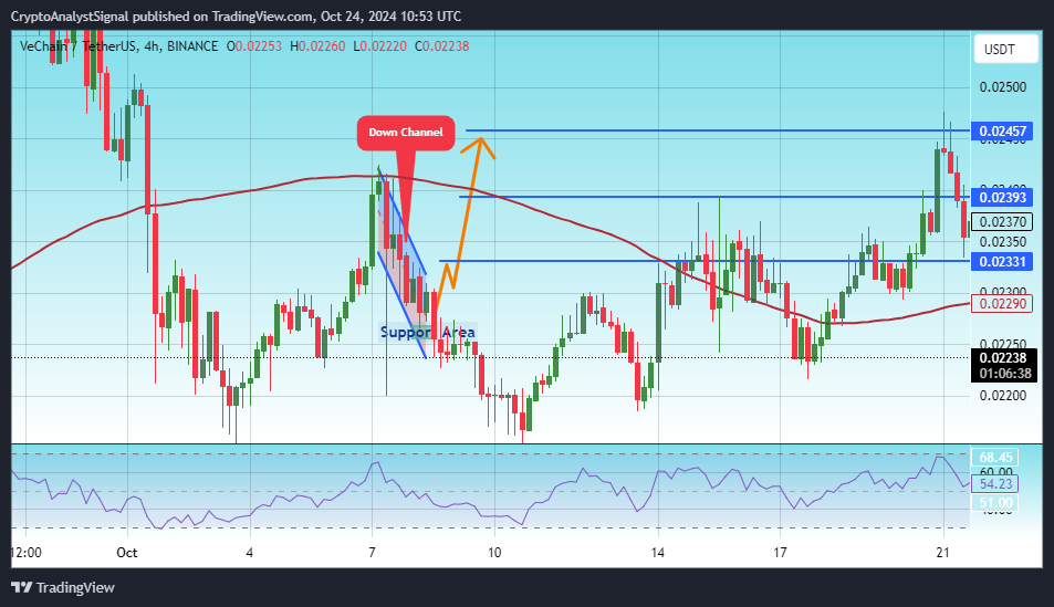 BINANCE:VETUSDT Chart Image by CryptoAnalystSignal