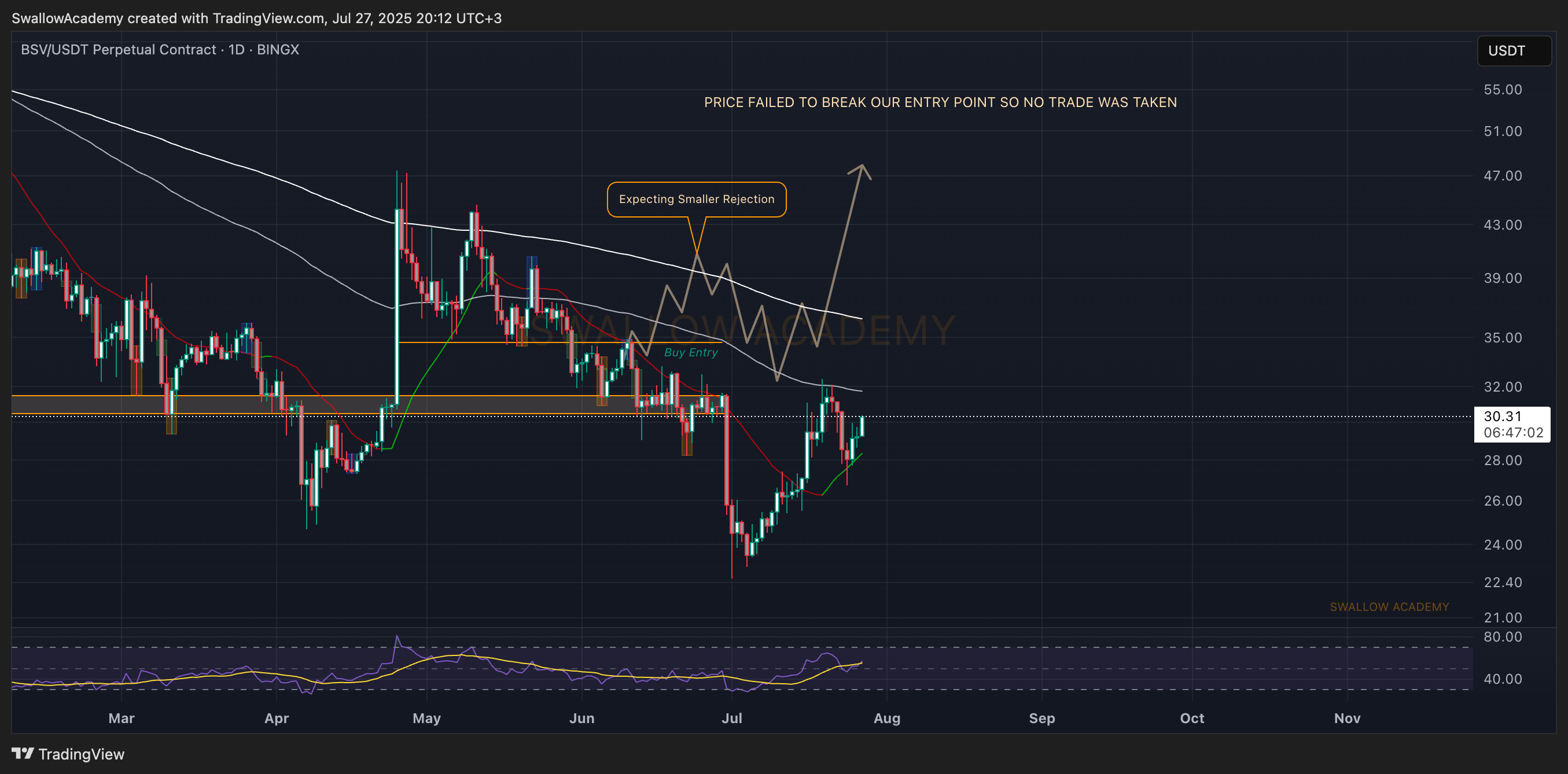 BINGX:BSVUSDT.P Chart Image by SwallowAcademy