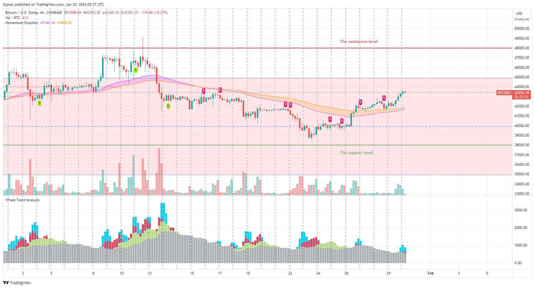 COINBASE:BTCUSD Chart Image by Sypool
