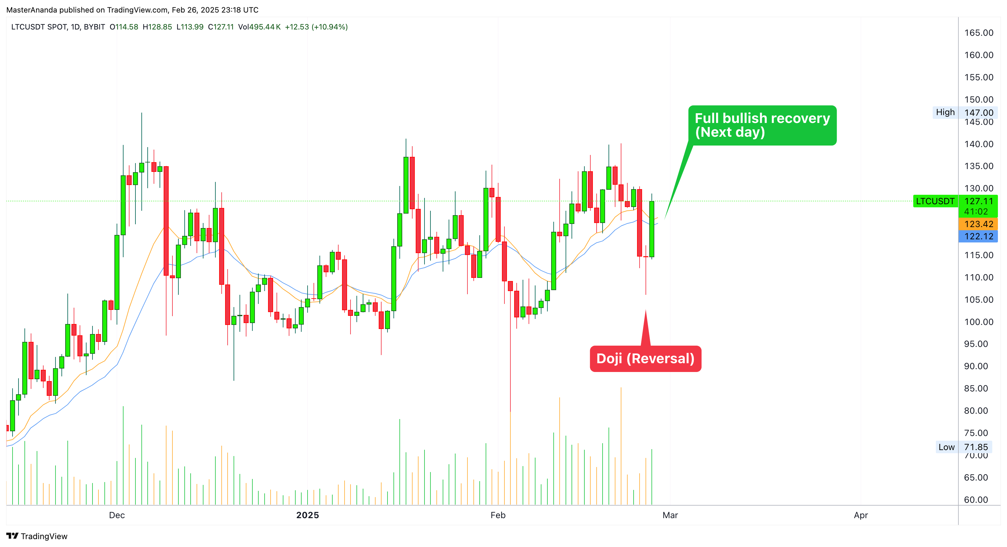 BYBIT:LTCUSDT Chart Image by MasterAnanda