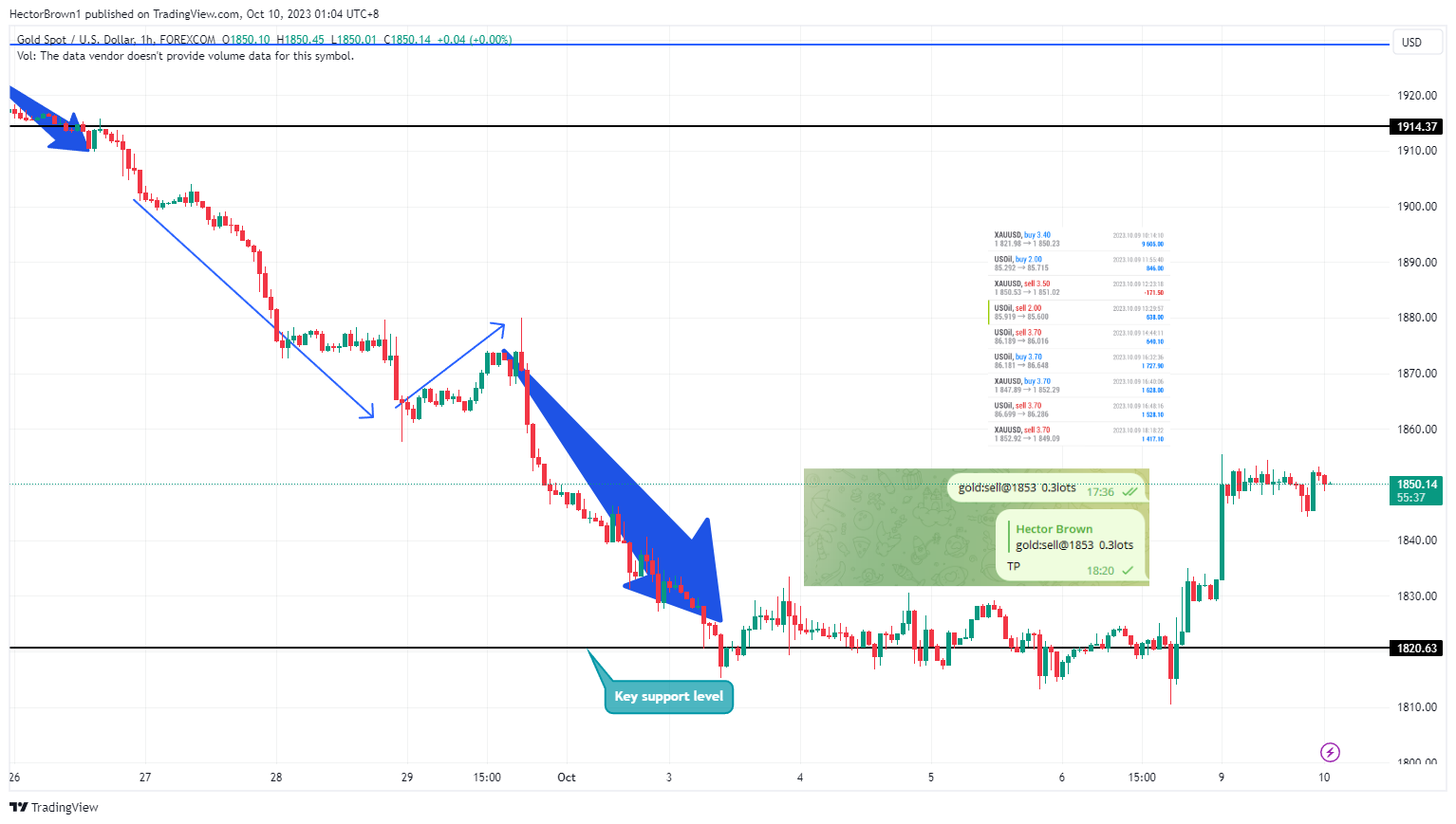 FOREXCOM:XAUUSD Chart Image by HectorBrown1