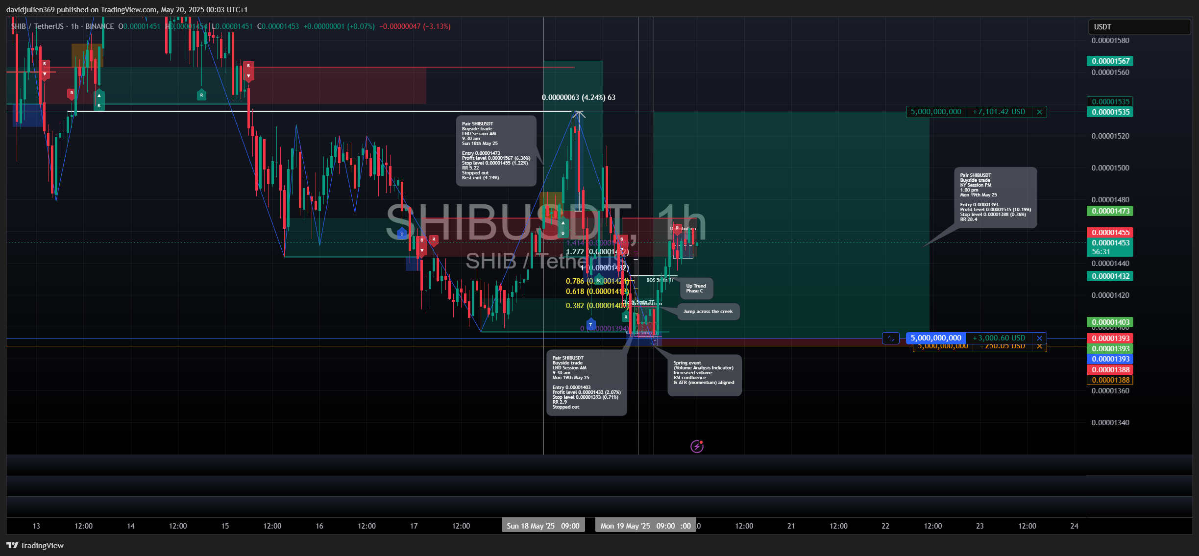 BINANCE:SHIBUSDT Chart Image by davidjulien369