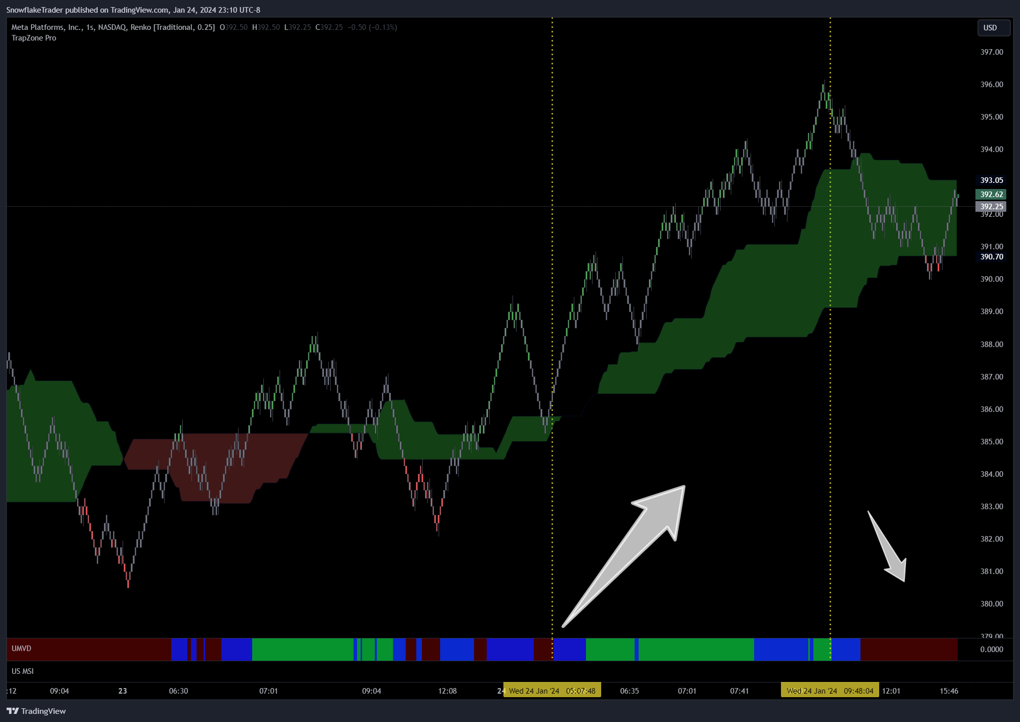 NASDAQ:META Chart Image by SnowflakeTrader