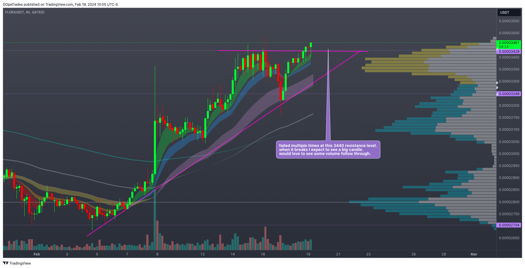 GATEIO:FLOKIUSDT Chart Image by DOpeTrades