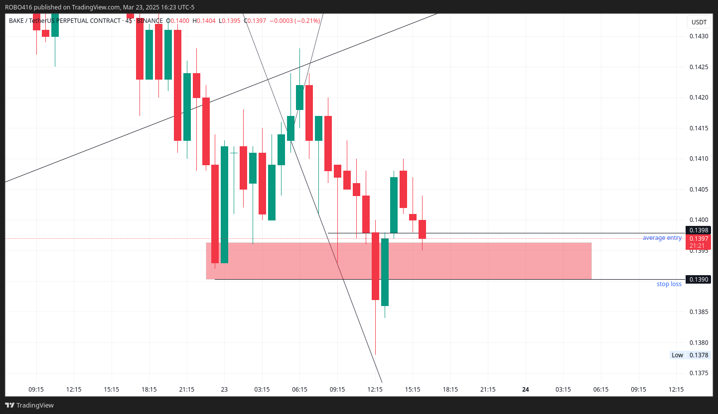 BINANCE:BAKEUSDT.P Chart Image by ROBO416