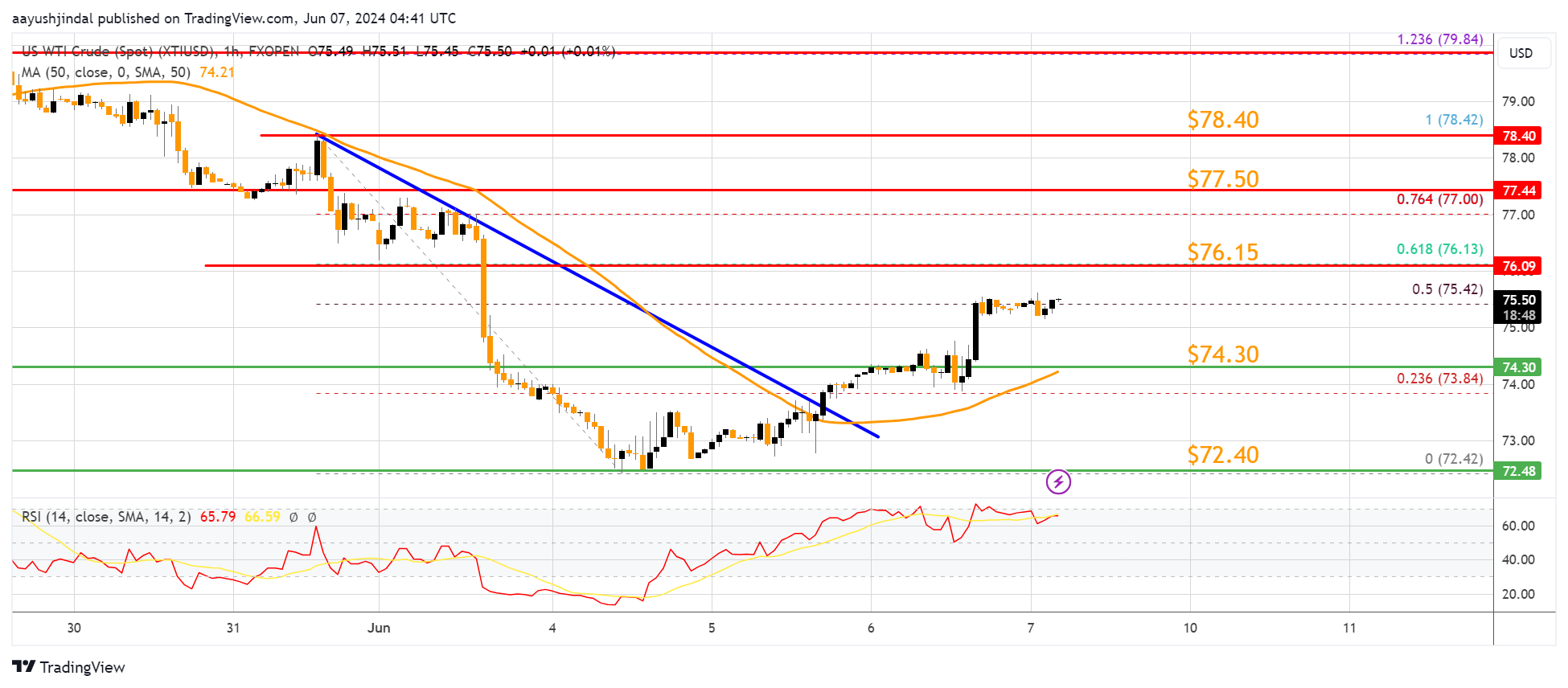 FXOPEN:XTIUSD Chart Image by aayushjindal