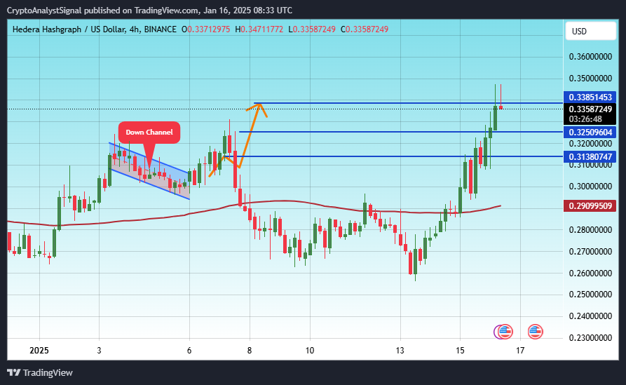 BINANCE:HBARUSD Chart Image by CryptoAnalystSignal