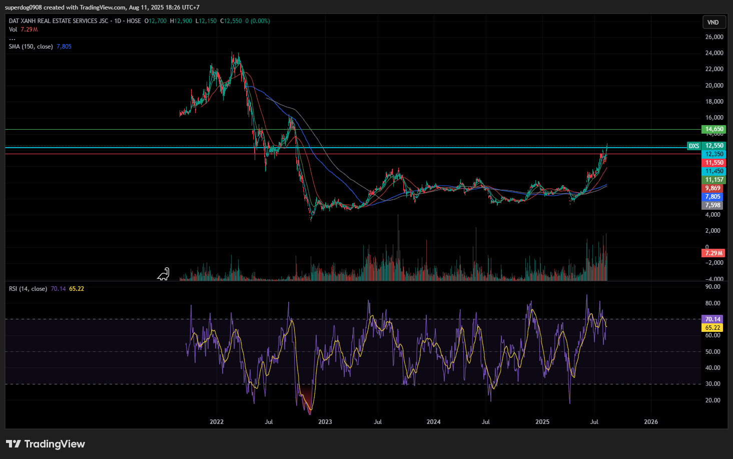 HOSE_DLY:DXS Chart Image by superdog0908