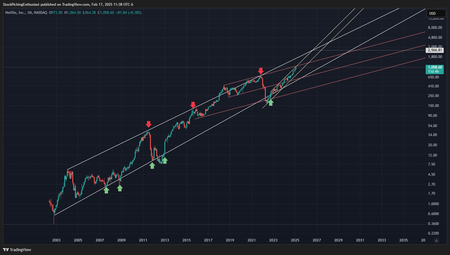 NASDAQ:NFLX Chart Image by StockPickingEnthusiast