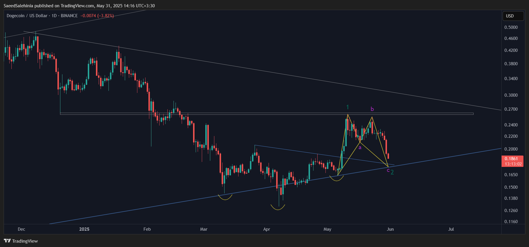 BINANCE:DOGEUSD Chart Image by SaeedSalehinia