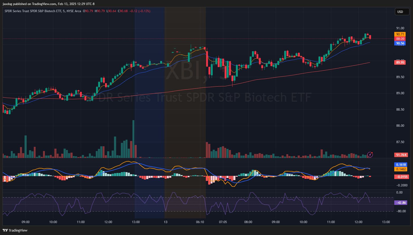 AMEX:XBI Chart Image by jaxdog