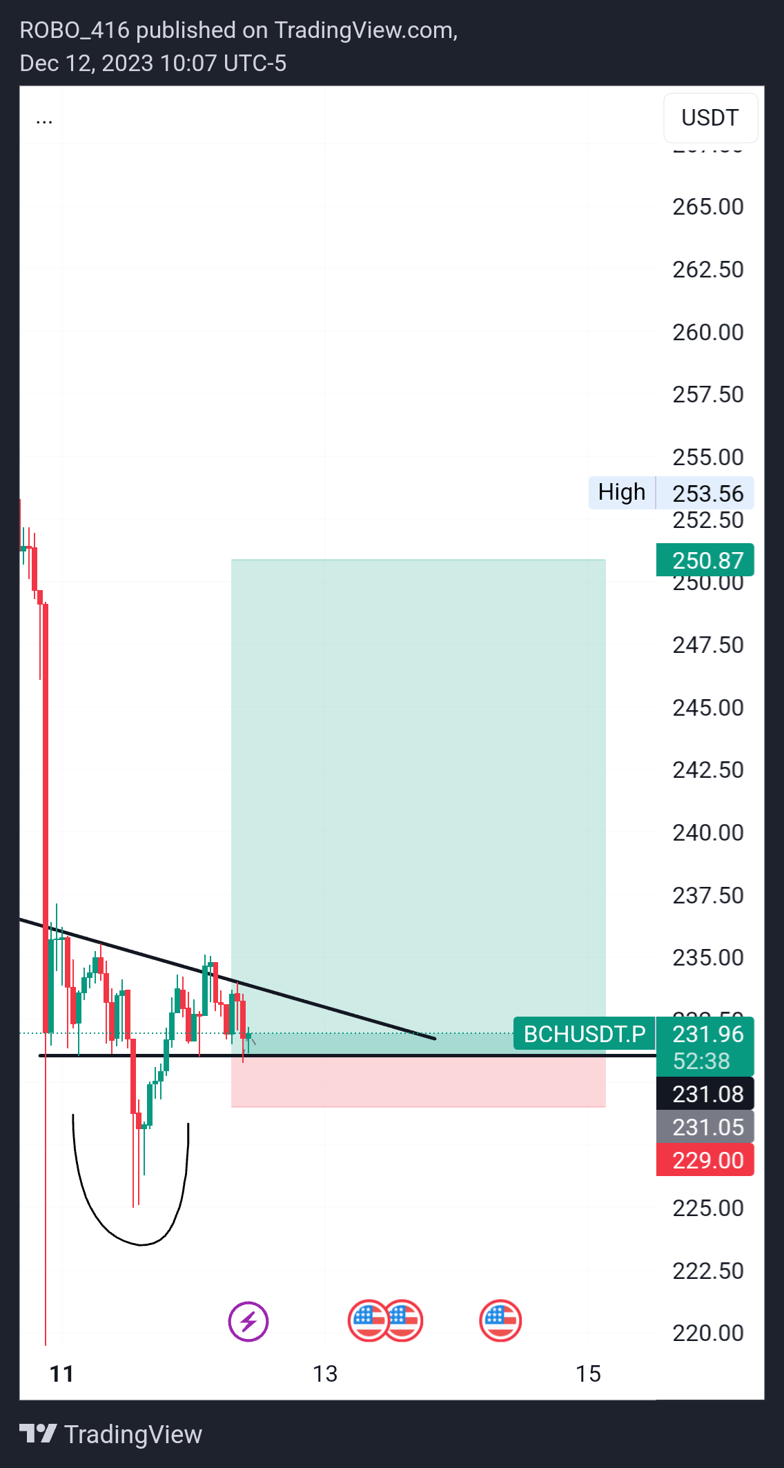 BINANCE:BCHUSDT.P Chart Image by ROBO416