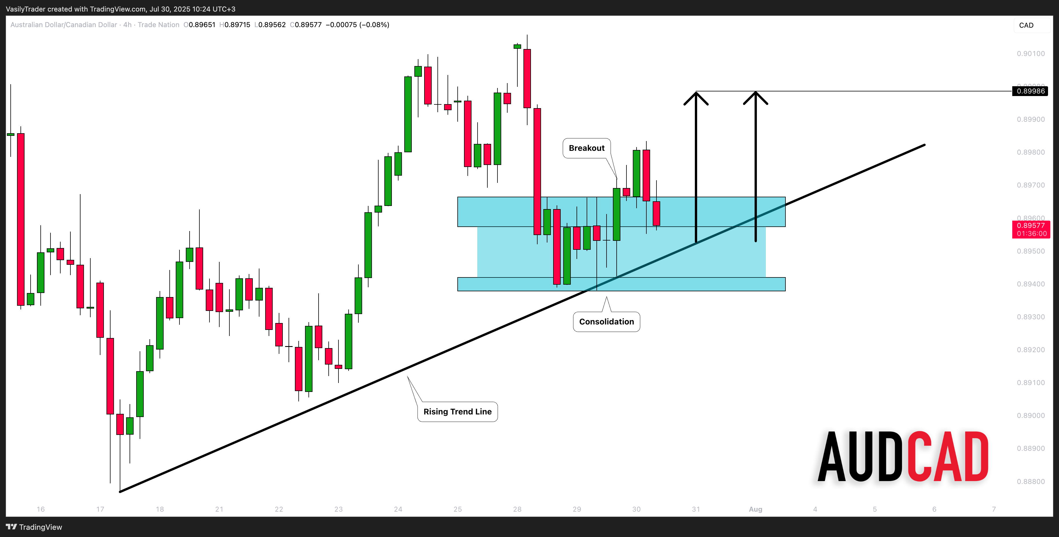 TRADENATION:AUDCAD Chart Image by VasilyTrader