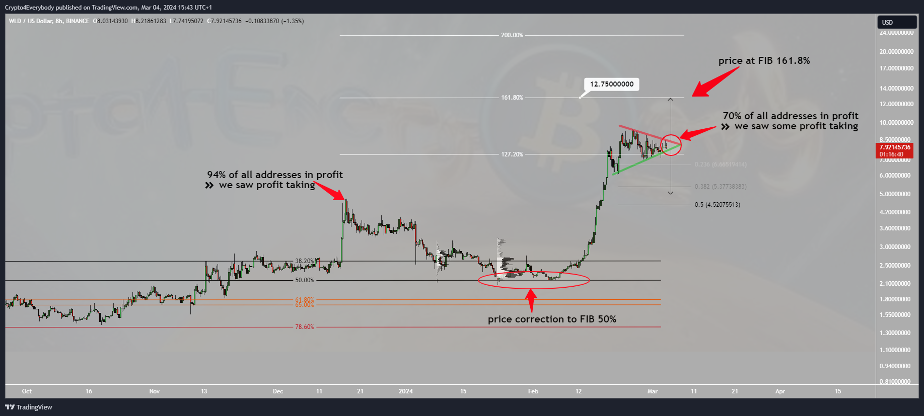 BINANCE:WLDUSD Chart Image by Crypto4Everybody