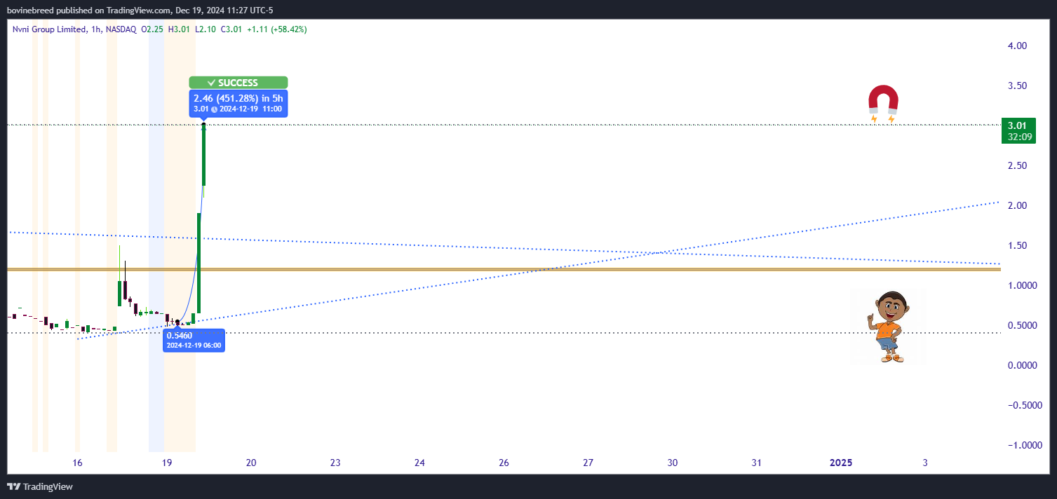 BATS:NVNI Chart Image by bovinebreed