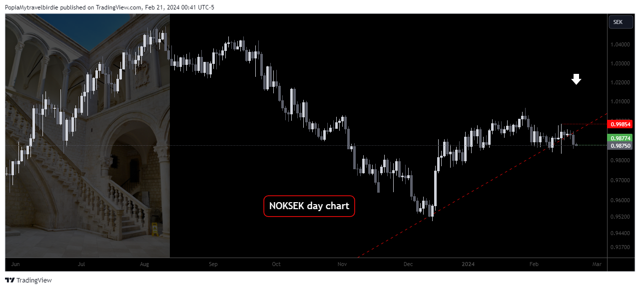 FOREXCOM:NOKSEK Chart Image by PopiaMytravelbirdie