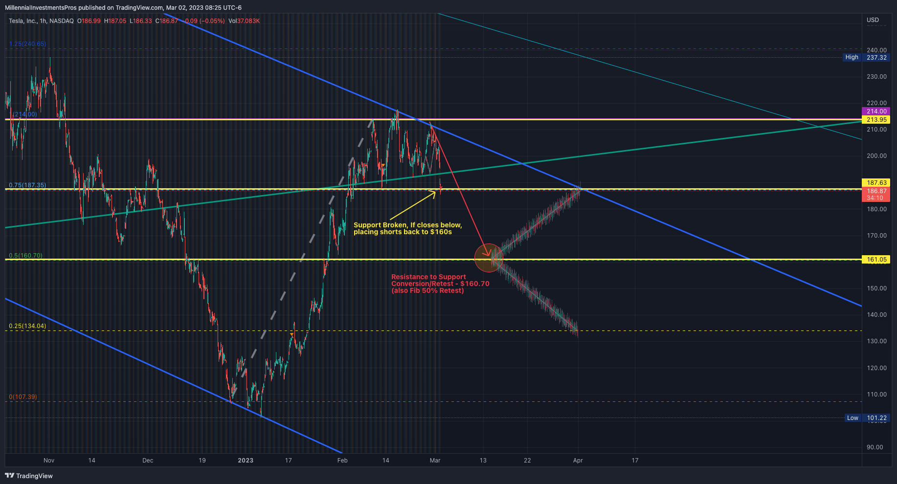 NASDAQ:TSLA Chart Image by MyMIWallet